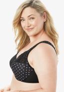 Glamorise Wonderwire Front-Closure Bra - White - 26D