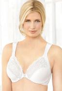 Glamorise WonderWire Front-Closure Bra - White - 26F