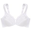 Glamorise WonderWire Front-Closure Bra - White - 26F