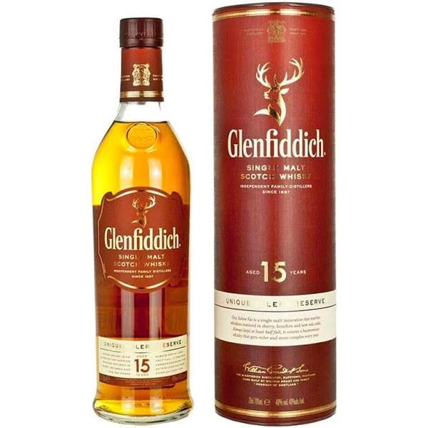 Glenfiddich 15 years unique solera reserve Whisky