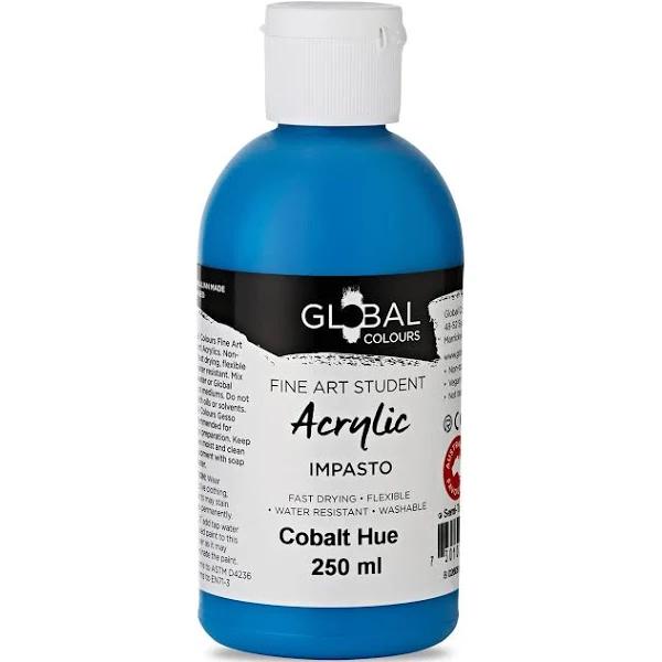 Global Cobalt Hue - 250ml Student Fine Art Acrylic Impasto Paint