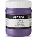 Global Metallic Fuschia - 500ml Fine Art Acrylic Impasto Paint