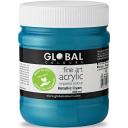 Global Metallic Fuschia - 500ml Fine Art Acrylic Impasto Paint