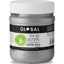Global Metallic Fuschia - 500ml Fine Art Acrylic Impasto Paint