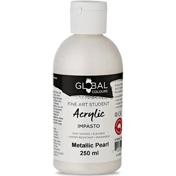 Global Metallic Pearl - 250ml Student Fine Art Acrylic Impasto Paint
