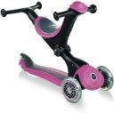 Globber Go Up Deluxe Convertible Scooter - Pastel Pink