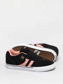 Globe Encore 2 Skate Shoes - Black / Salmon - 10 UK