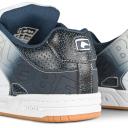 Globe Tilt Skate Shoes - White/Blue Stipple - 10.5 UK