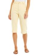 Gloria Vanderbilt Women's Capri almond Cream Amanda Skimmer Denim Pants 10