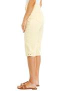 Gloria Vanderbilt Women's Capri almond Cream Amanda Skimmer Denim Pants 8