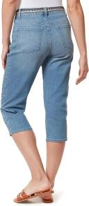 Gloria Vanderbilt Women's Capri Arroyo Belted High-Rise Capri Jeans 10