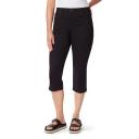 Gloria Vanderbilt Women's Capri Black Amanda Capri Pants 14