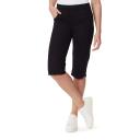 Gloria Vanderbilt Women's Capri Black Amanda Skimmer Denim Pants 8