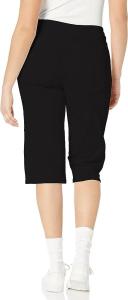 Gloria Vanderbilt Women's Capri Black Amanda Skimmer Denim Pants 8