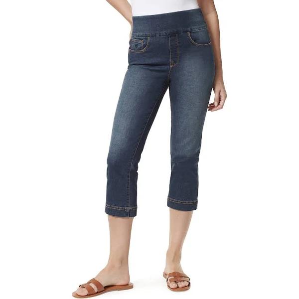 Gloria Vanderbilt Women's Capri Caraway Amanda Wide-Waistband Capri Jeans - Petite 8P
