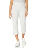 Gloria Vanderbilt Women's Capri Dusky Dune Amanda Wide-Waistband Capri Jeans 6