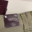 Gloria Vanderbilt Women's Capri Frosted Glass Amanda Capri Pants 10