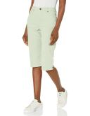 Gloria Vanderbilt Women's Capri Matcha Latte Amanda Skimmer Denim Pants 10