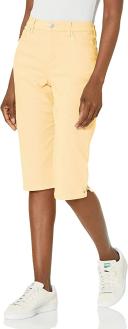 Gloria Vanderbilt Women's Capri Matcha Latte Amanda Skimmer Denim Pants 10