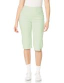 Gloria Vanderbilt Women's Capri Matcha Latte Amanda Skimmer Denim Pants 16