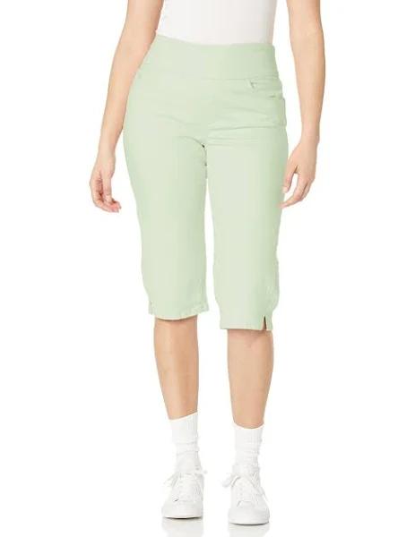 Gloria Vanderbilt Women's Capri Matcha Latte Amanda Skimmer Denim Pants 16