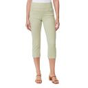 Gloria Vanderbilt Women's Capri Matcha Latte Amanda Wide-Waistband Capri Jeans 14
