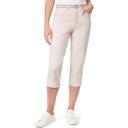 Gloria Vanderbilt Women's Capri Merced Belted High-Rise Capri Jeans 6