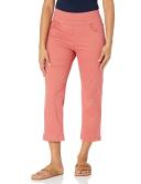 Gloria Vanderbilt Women's Capri Persimmon Amanda Wide-Waistband Capri Jeans 12