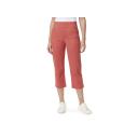 Gloria Vanderbilt Women's Capri Persimmon Amanda Wide-Waistband Capri Jeans 4