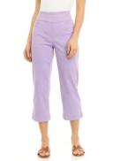 Gloria Vanderbilt Women's Capri Sweet Violet Amanda Wide-Waistband Capri Jeans 6