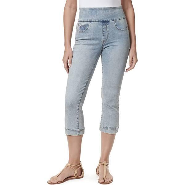 Gloria Vanderbilt Women's Capri Vero Amanda Wide-Waistband Capri Jeans 6