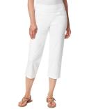 Gloria Vanderbilt Women's Capri Vintage White Amanda Pull-On Capri Jeans 6