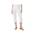 Gloria Vanderbilt Women's Capri Vintage White Amanda Pull-On Capri Jeans 6