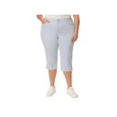 Gloria Vanderbilt Women's Plus Capri Blue Breeze Amanda Capri Jeans 22W