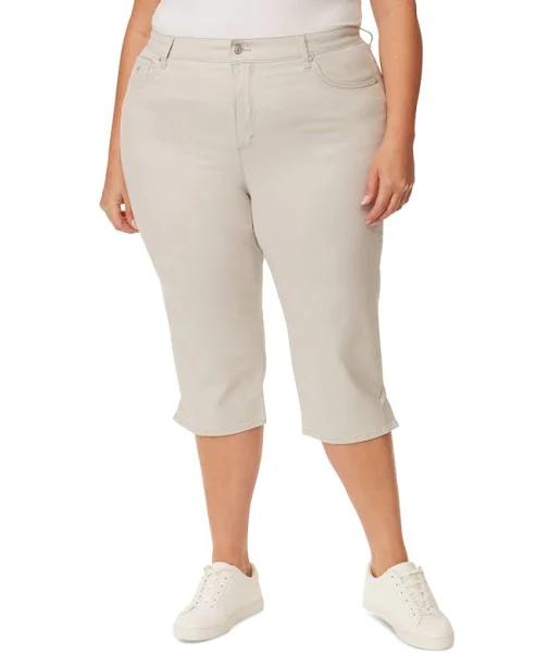 Gloria Vanderbilt Women's Plus Capri Dusky Dune Amanda Capri Jeans 18W