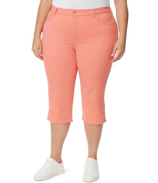 Gloria Vanderbilt Women's Plus Capri Peach Orchard Amanda Capri Jeans 20W