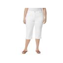 Gloria Vanderbilt Women's Plus Capri Vintage White Amanda Capri Jeans 24W