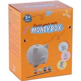 GM Housebrand Paint Your Own Piggy Bank Assorted Each