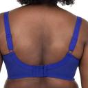 Goddess Bra Ultramarine Keira Satin Underwire Plunge Bra 40K