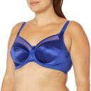 Goddess Bra Ultramarine Keira Satin Underwire Plunge Bra 42H