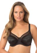 Goddess Keira Banded Underwire Bra - Black