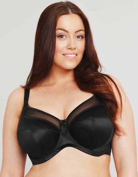 Goddess Keira Banded Underwire Bra - Black