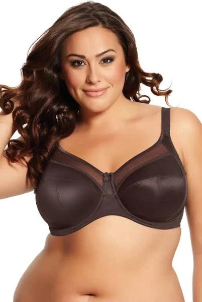 Goddess Keira Banded Underwire Bra - Chocolate