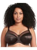 Goddess Keira Underwired Banded Bra - Chocolate - 12HH