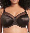 Goddess Keira Underwired Banded Bra - Chocolate - 12J
