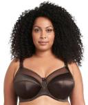Goddess Keira Underwired Banded Bra - Chocolate - 12J