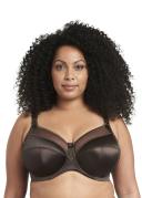 Goddess Keira Underwired Banded Bra - Chocolate - 20HH