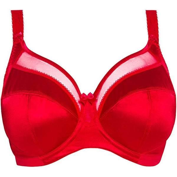 Goddess Keira Underwired Banded Bra - Crimson - 14K Crimson