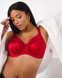 Goddess Keira Underwired Banded Bra - Crimson - 16GG Crimson