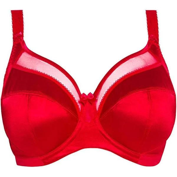 Goddess Keira Underwired Banded Bra - Crimson - 16JJ Crimson